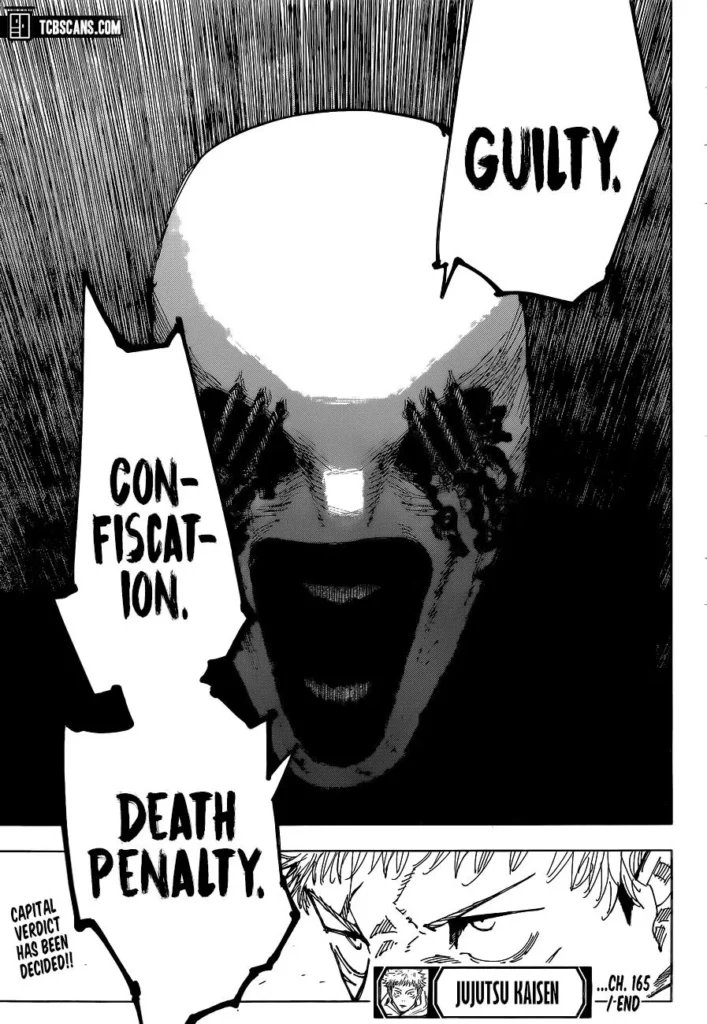 JJK Manga Chapter 165 20