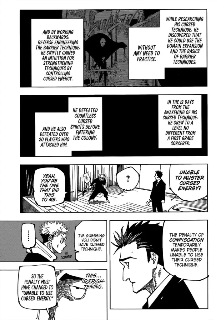 JJK Manga Chapter 165 6