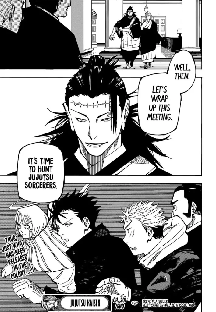 JJK Manga Chapter 201 18