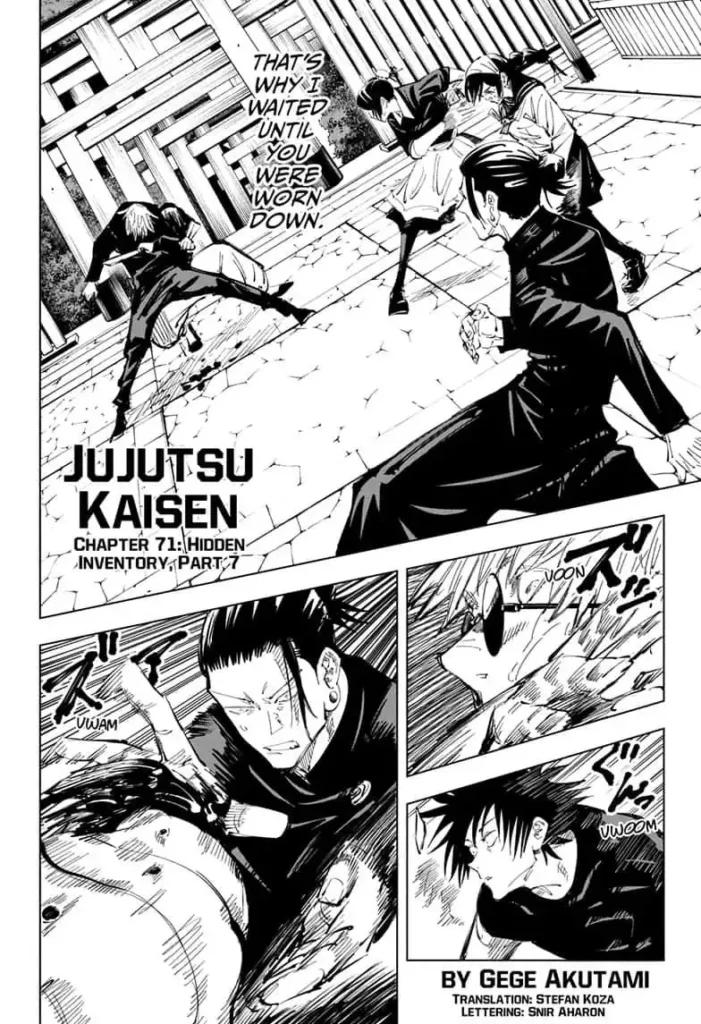 JJK Manga Chapter 71 2