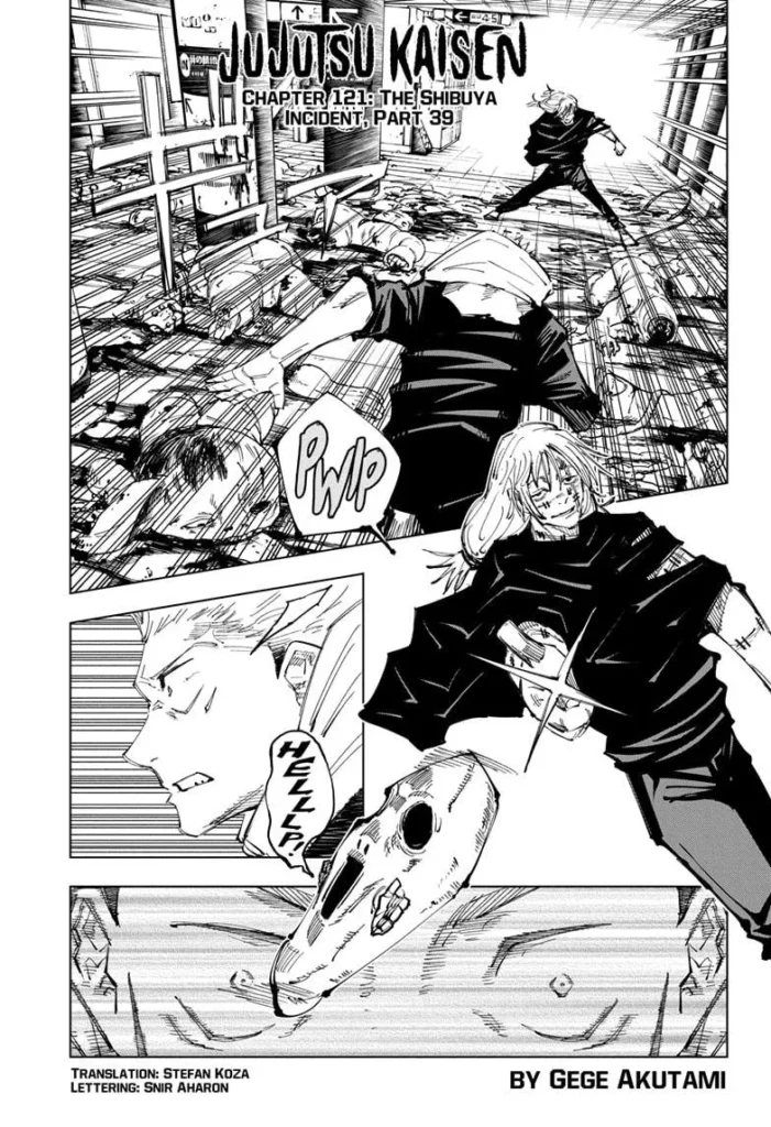 Jujutsu Kaisen Manga Chapter 121