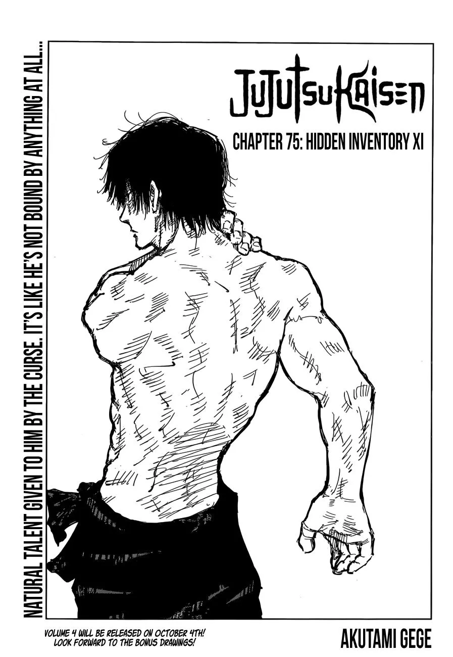 Jujutsu Kaisen Manga Chapter 75